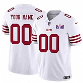 Men & Women & Youth San Francisco 49ers Active Player Custom White 2024 F.U.S.E. Super Bowl LVIII Patch Vapor Untouchable Limited Jersey,baseball caps,new era cap wholesale,wholesale hats